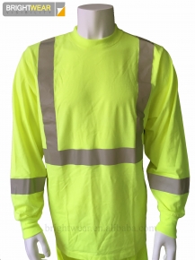 80 polyester 20 cotton safety T-shirt meet CSA Z96 requirement