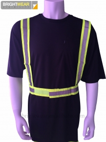 100 polyester oxford safety vest with reflective tape