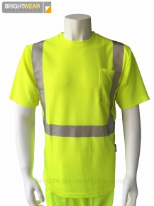 Safety t-shirt with 3M8710 heat-applied tape