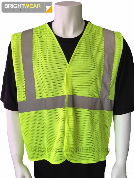 100 polyester mesh safety vest