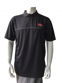 100polyester birdeye fabric safety polo tshirt with short sleeve